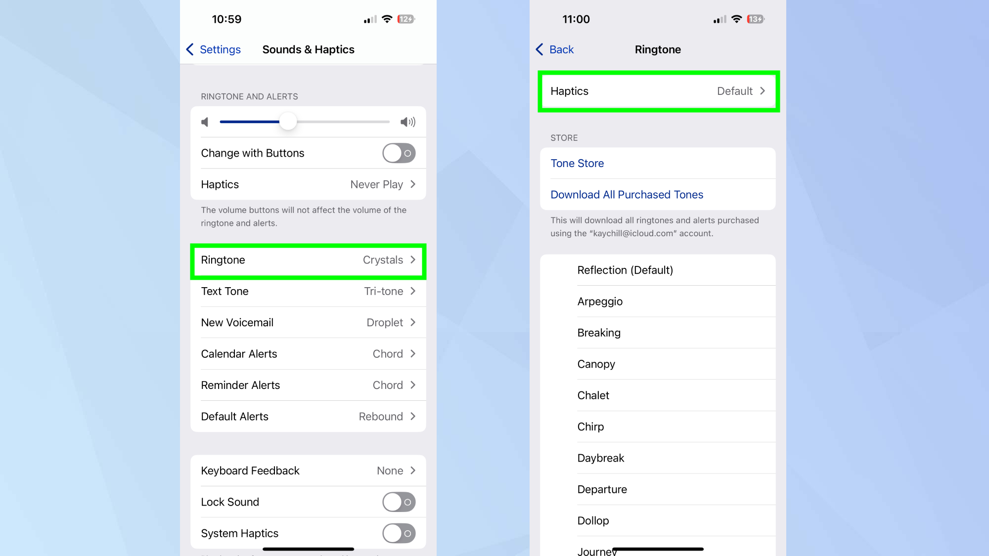 רינגטון והפטיקה נבחרו באייפון 16