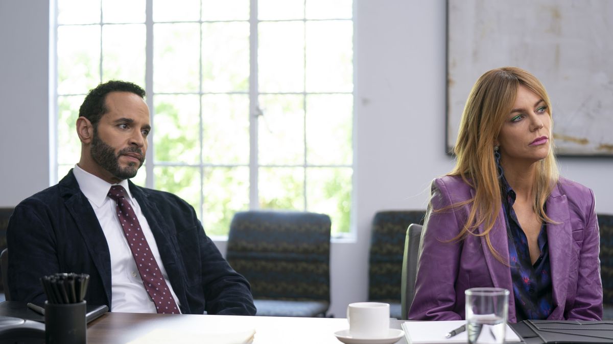 Daniel Sunjata and Kaitlin Olson in ABC's "High Potential"