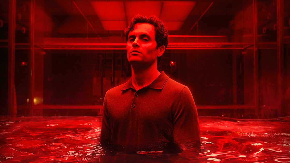 Penn Badgley as Joe Goldberg in "You" season 5 poster by Netflix