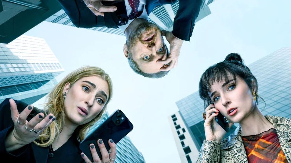 Jenna Owen, Vic Zerbst and Charles Firth in a promotional image for "Optics"