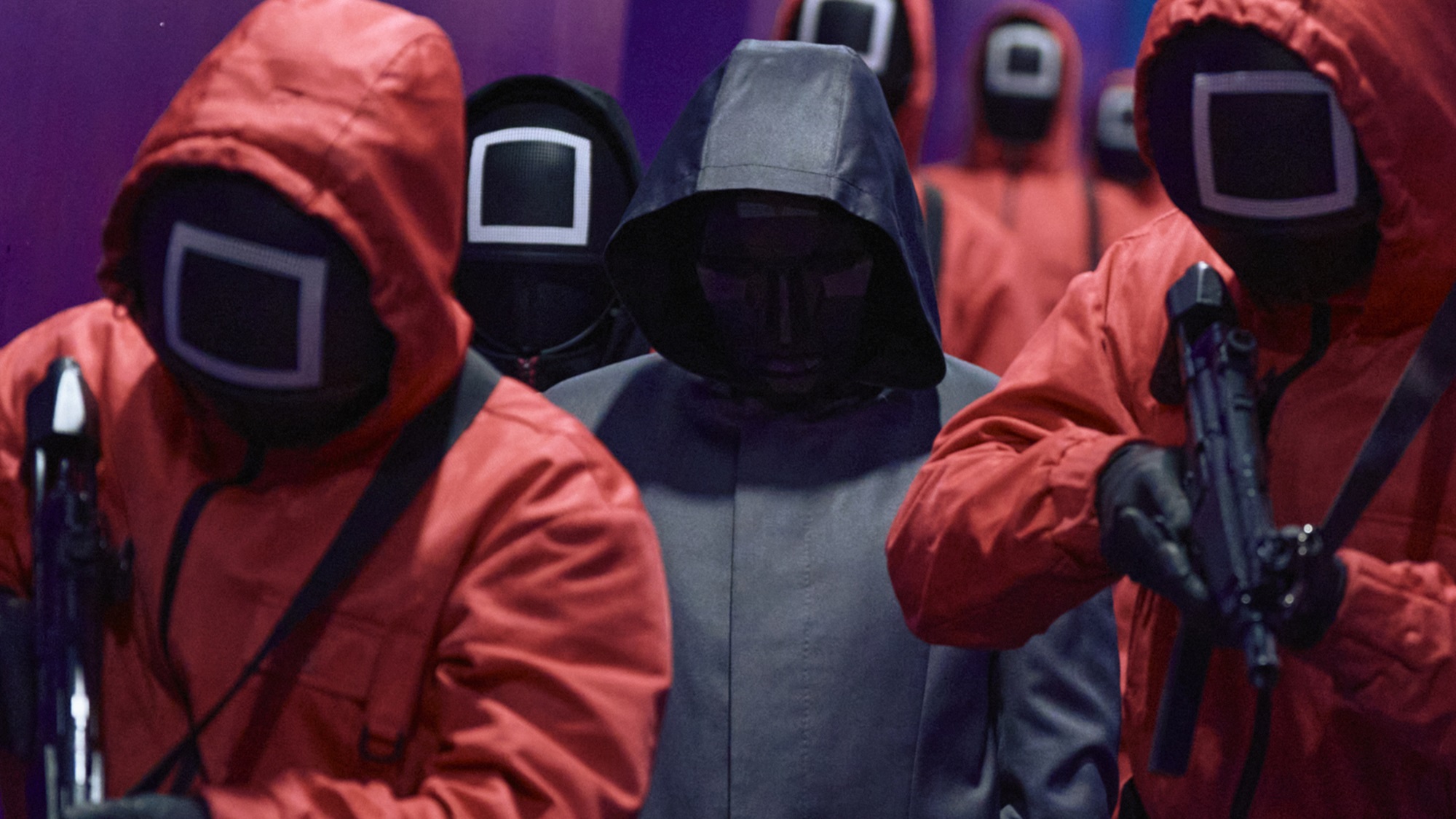 לי ביונג-הון בתור פרונטמן במשחק סקוויד עונה 2