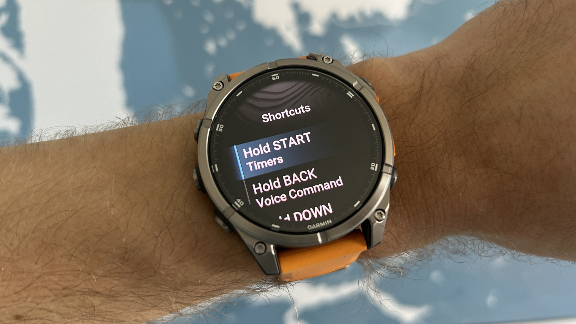 Garmin צפה במפתחות חמים 