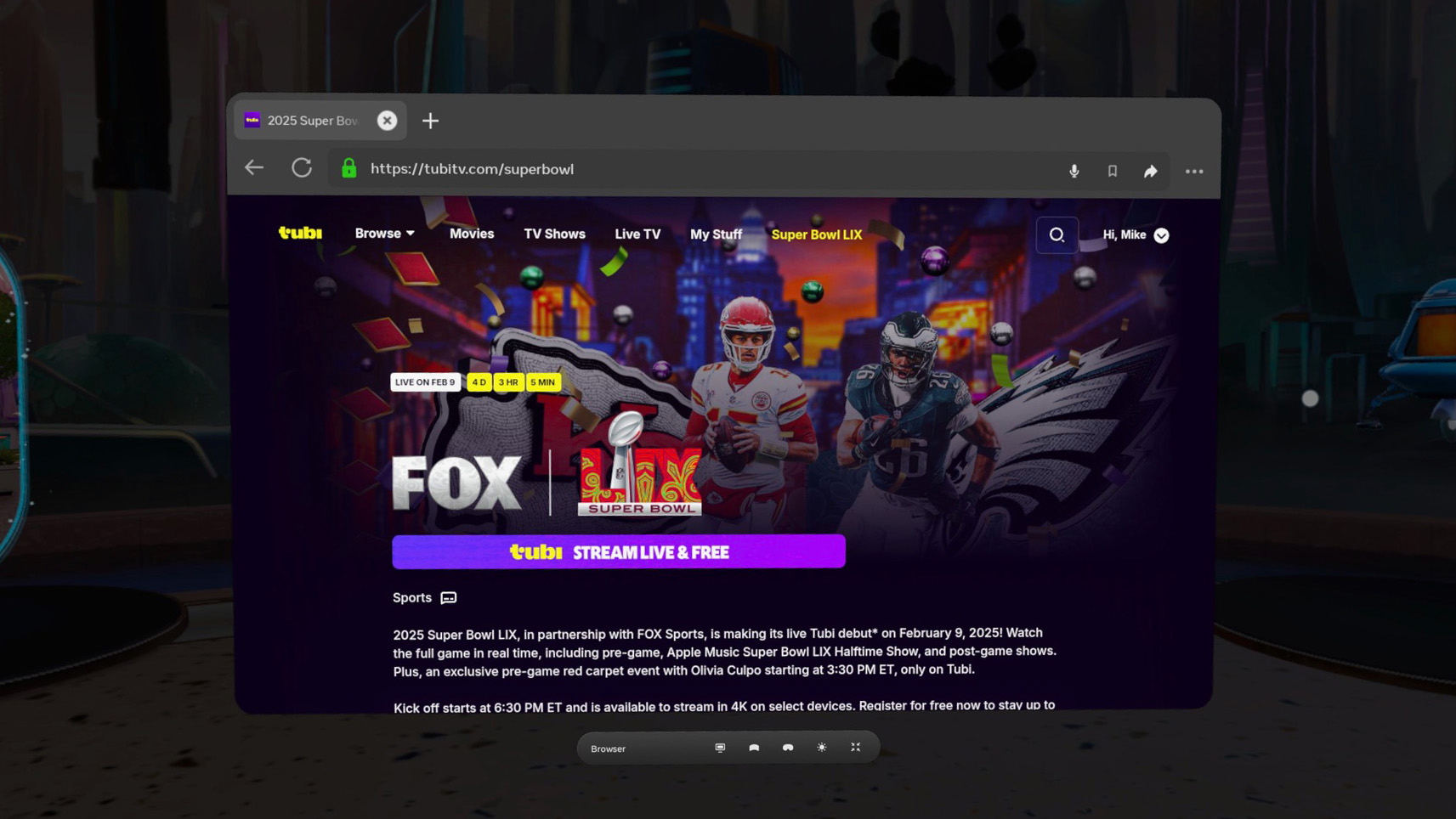 Meta Quest 3 סופרבול