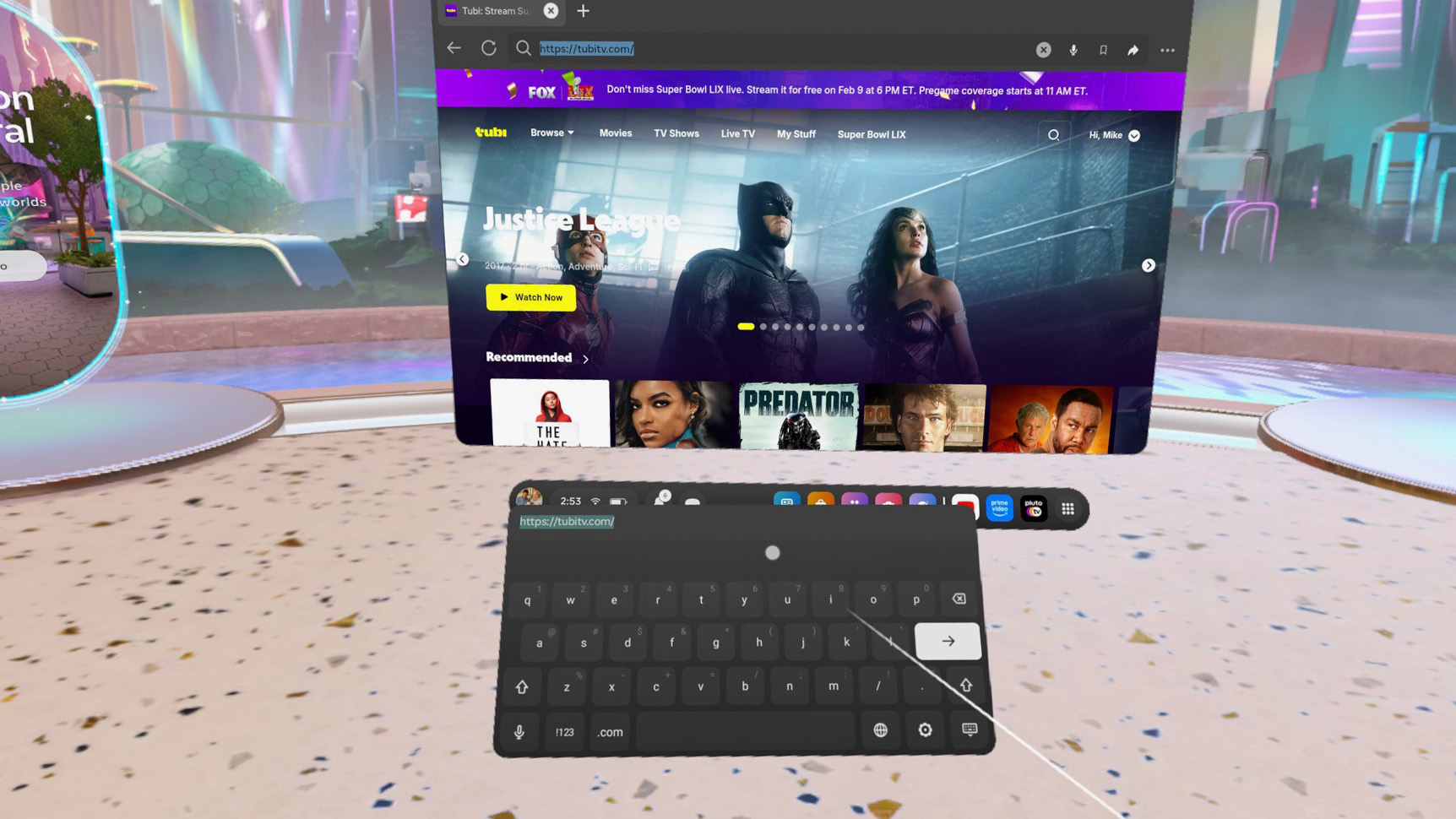 מקלדת Meta Quest 3