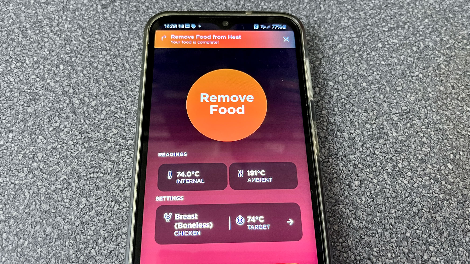 מדחום בשר אלחוטי של נינג'ה פרו