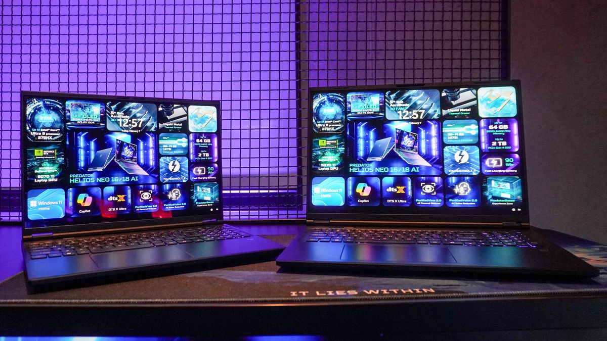 Acer Predator Helios Neo 16 AI (2025) ביקורת מעשית: מפלצת בינונית? על ידי ג'ייסון אנגליה שפורסם ב- 7 בפברואר 25 טרם דורג על מה שאתה מקבל ב -1,899 דולר, טורף האקר Helios Neo 16 AI מביא הרבה כוח לשלדה משודרגת מאוד עם תצוגה מדהימה של OLED במחיר בינוני.