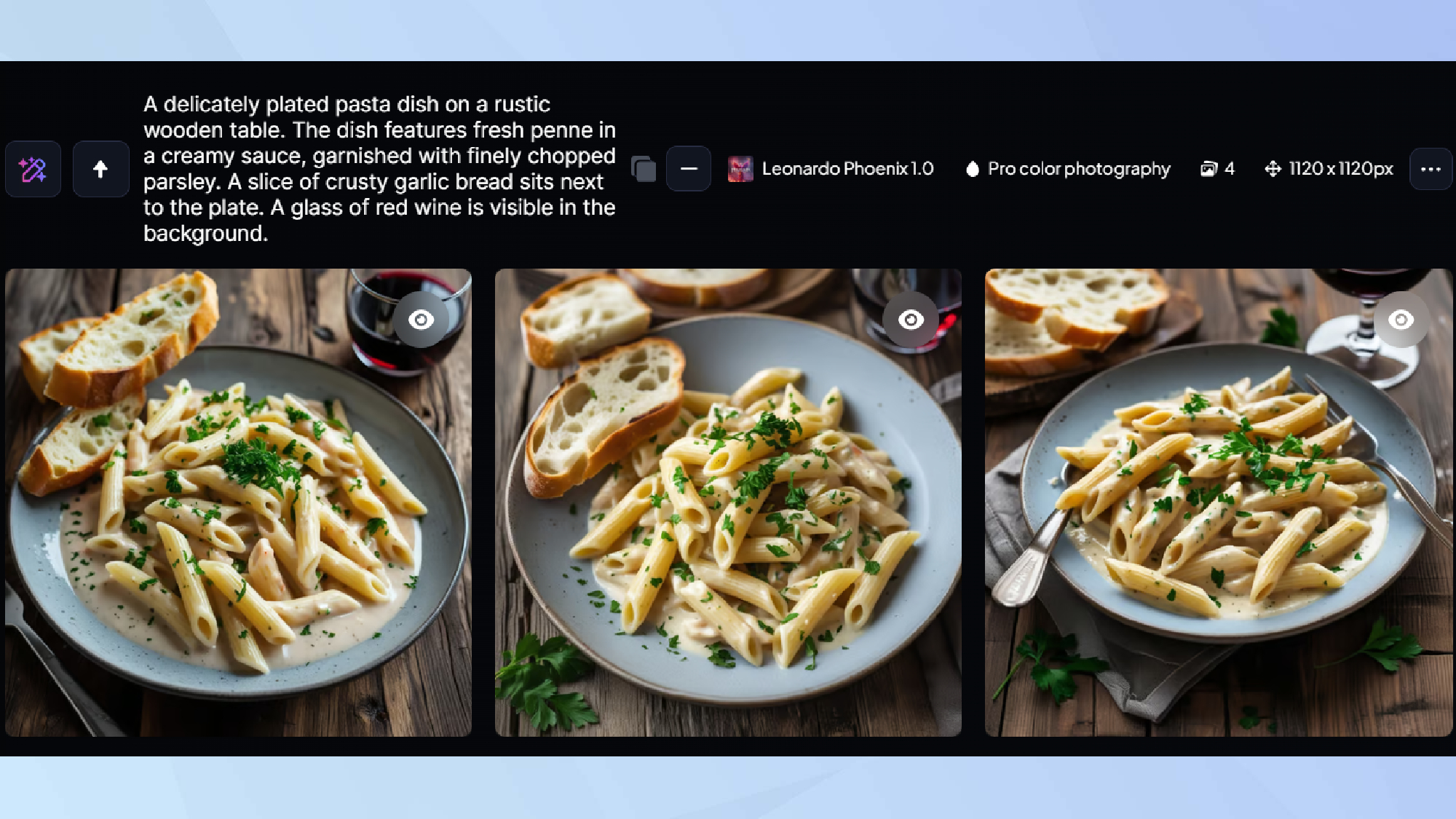 Leonardo AI יצירת דימוי 