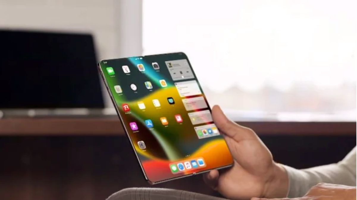 Foldable iPhone concept image