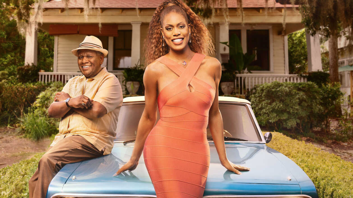 Harry Slate (played by George Wallace) has a surprise reunion with his trans woman daughter Desiree (Laverne Cox) in "Clean Slate"