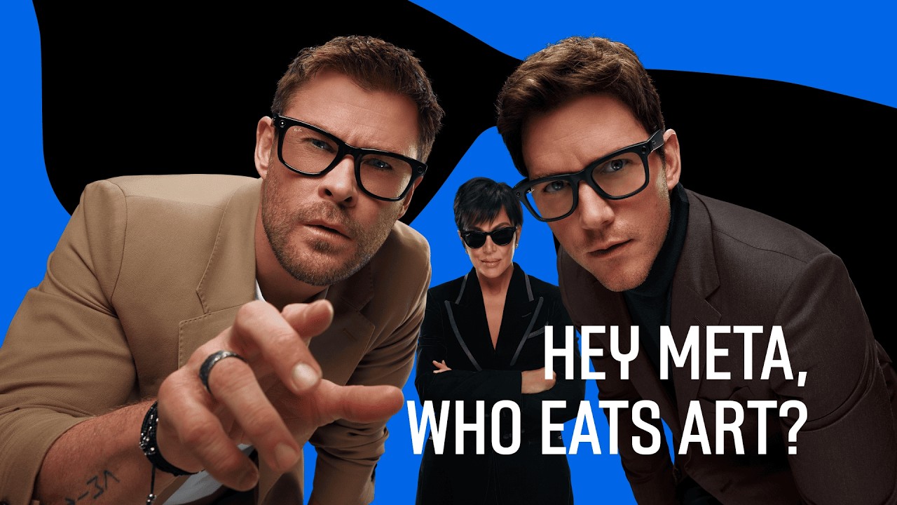 היי מטה, מי אוכל אמנות? Ft. כריס המסוורת ', כריס פראט וקריס ג'נר | משקפי מטא של ריי -באן - יוטיוב