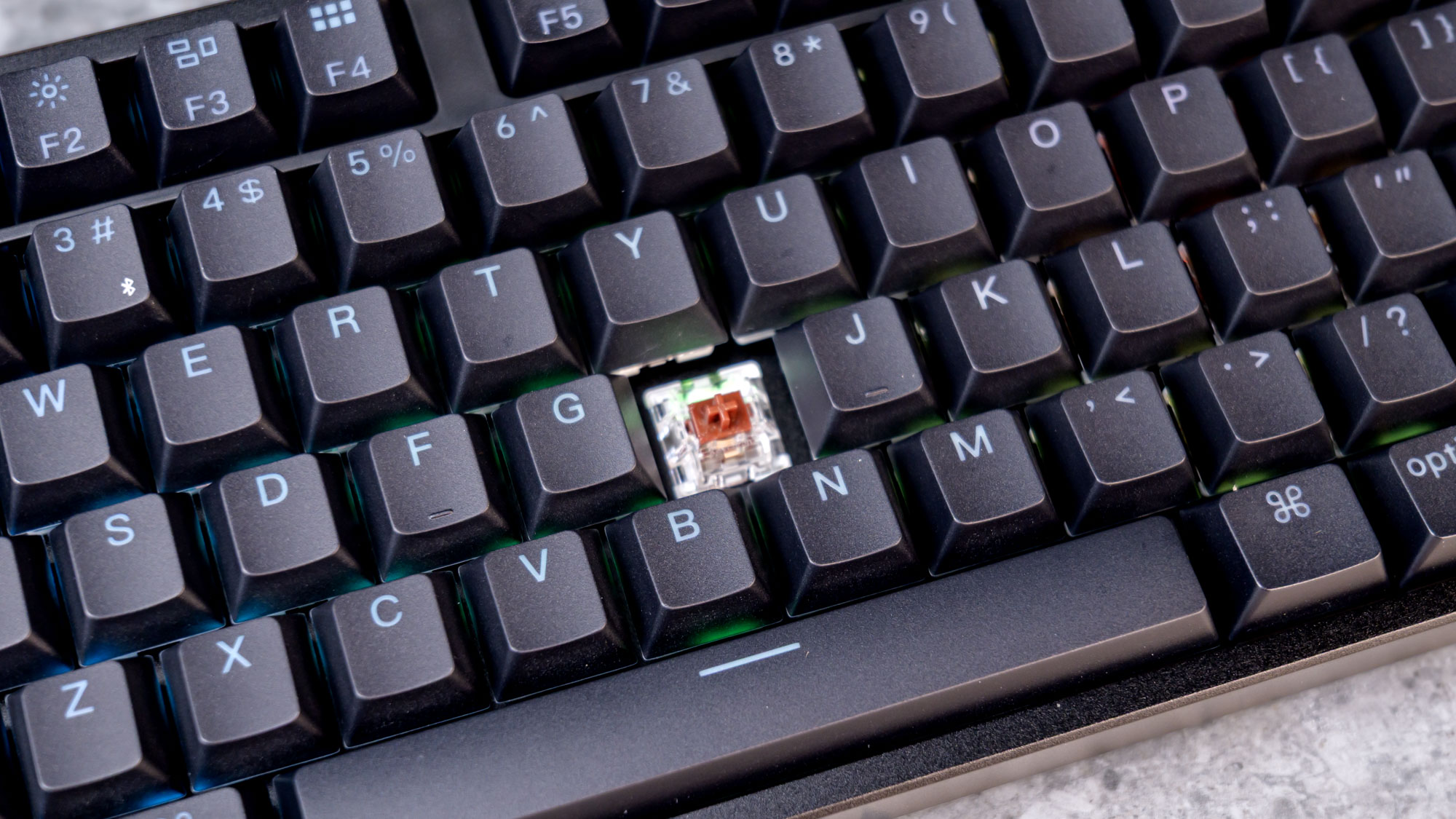 מקלדת מקשים שחורה k10 v2 מכנית המותאמת אישית