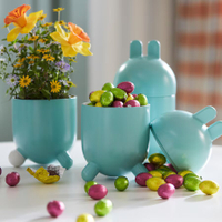 קערה של איקאה טג'רלק עם מכסה, טורקיז