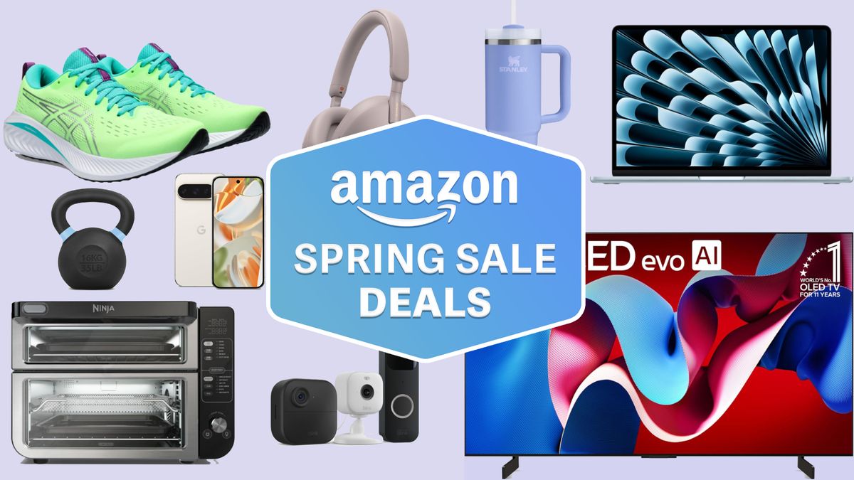 A collage of items on sale from Amazon