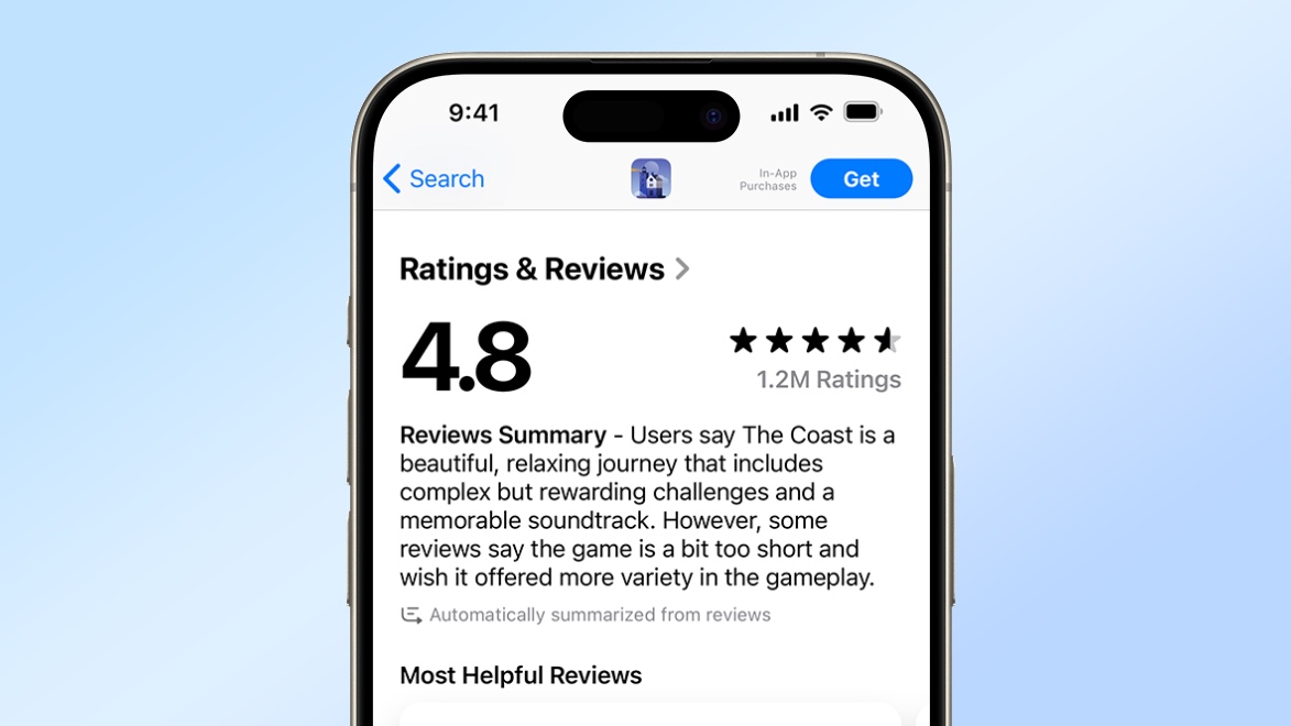 סיכום סקירת אפליקציות המשתמש באפליקציית iOS 18.4 App Store