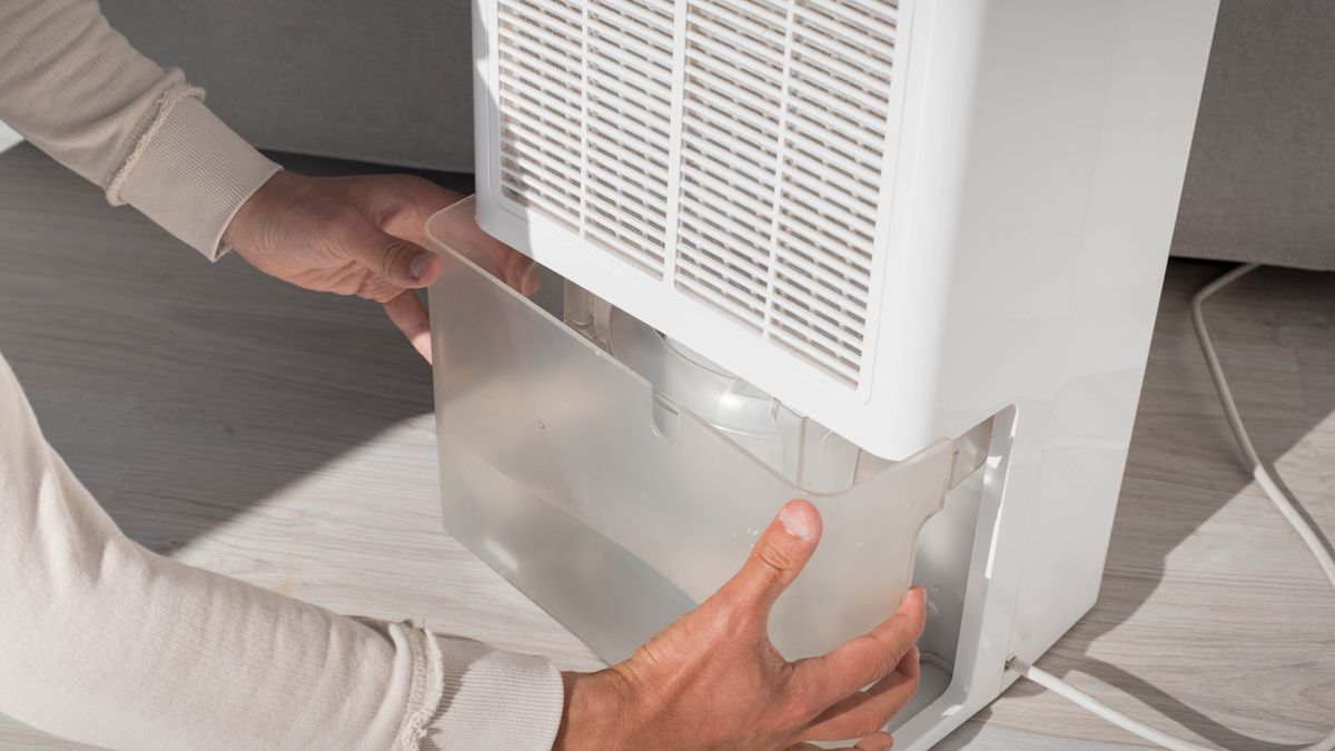 Removing dehumidifier water