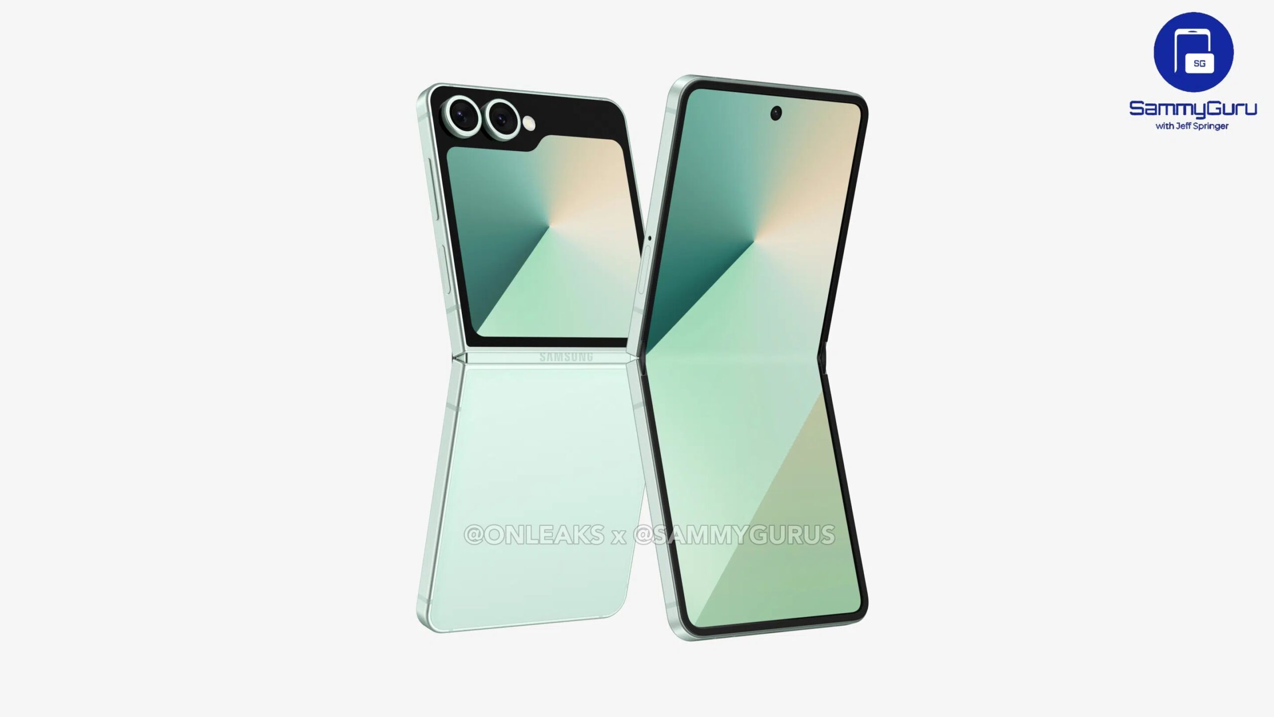 CAD renders of the Samsung Galaxy Z Flip FE