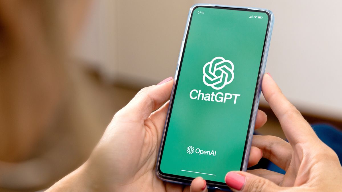 ChatGPT logo on phone