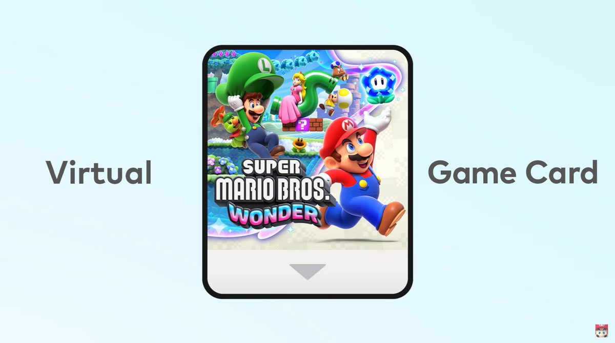 Nintendo Switch virtual game card