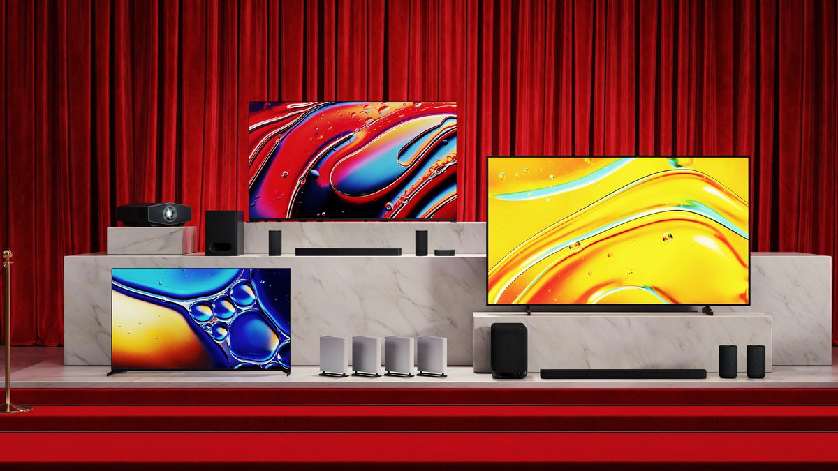 The Sony 2025 lineup of TVs and soundbars
