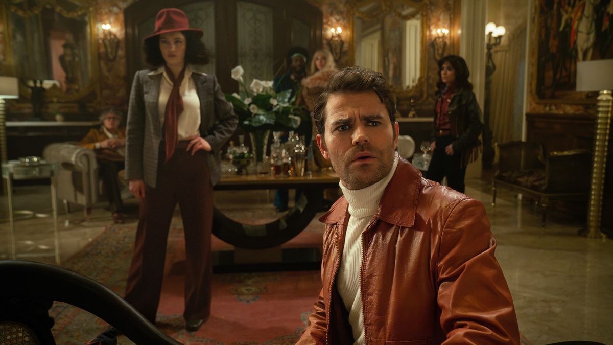 Laían (Christina Chong) and Kirk (Paul Wesley) in "Star Trek: Strange New Worlds" season 3