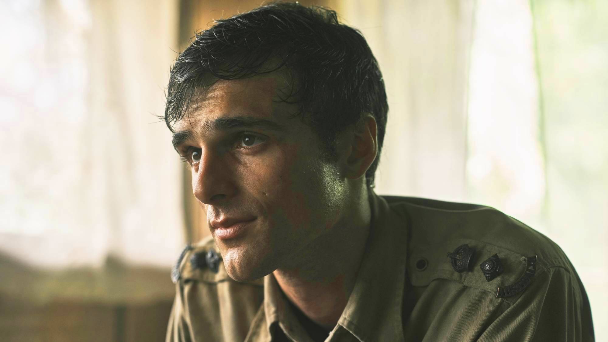 Jacob Elordi as Dorrigo Evans (1940s) in "The Narrow Road to the Deep North" coming soon to Prime Video