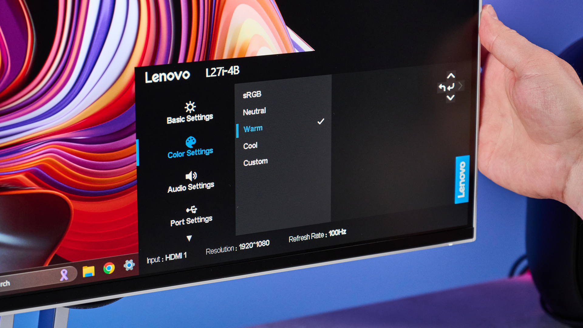צג משרדי Lenovo L27ii-4B