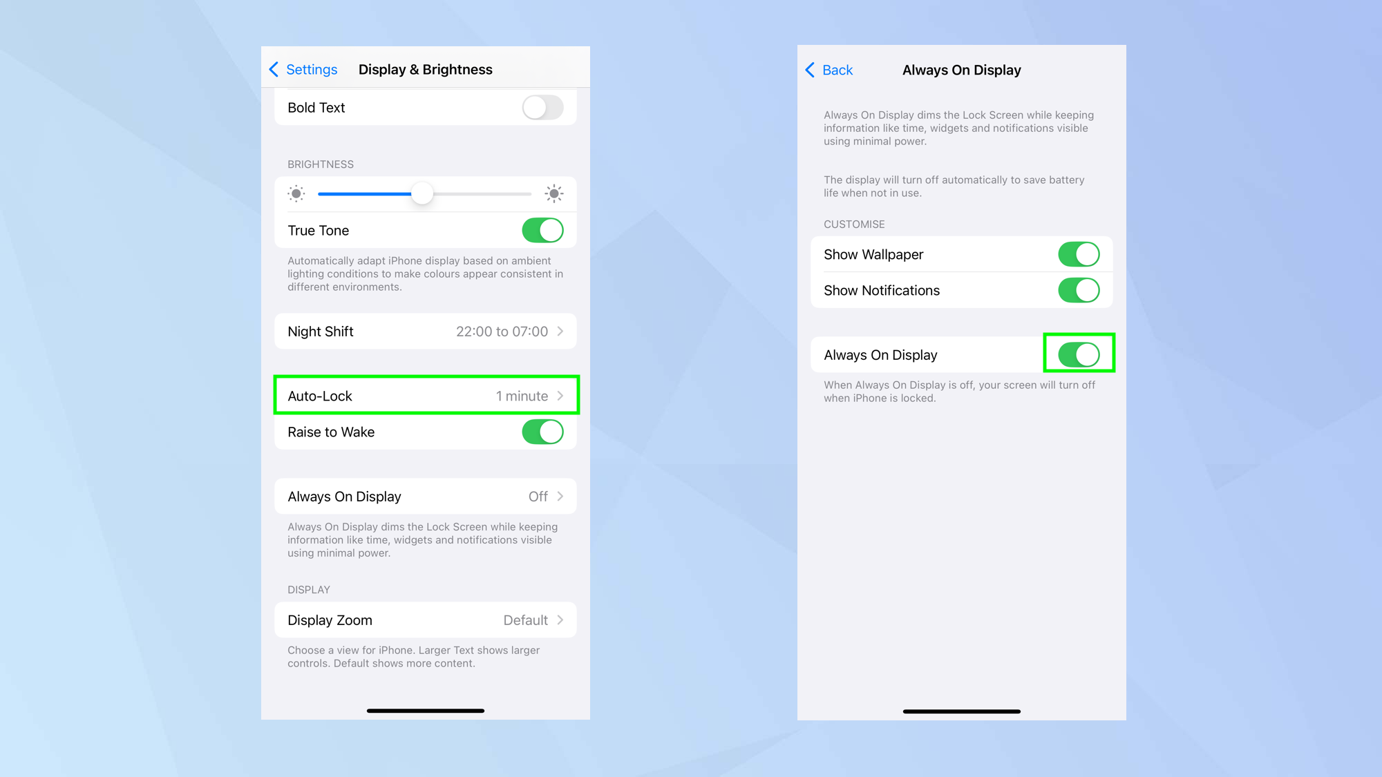 כיצד להרחיב את זמן נעילת המסך שלך באייפון