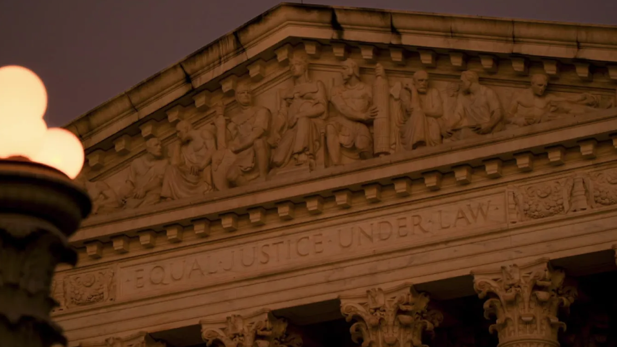 Filmmaker flirts with heavy irony in this shot from "The Dark Money Game"