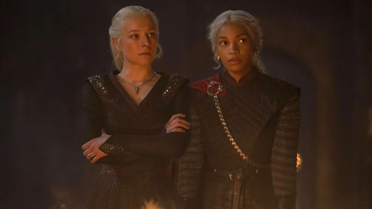 Emma D'Arcy and Bethany Antonia in House of the Dragon