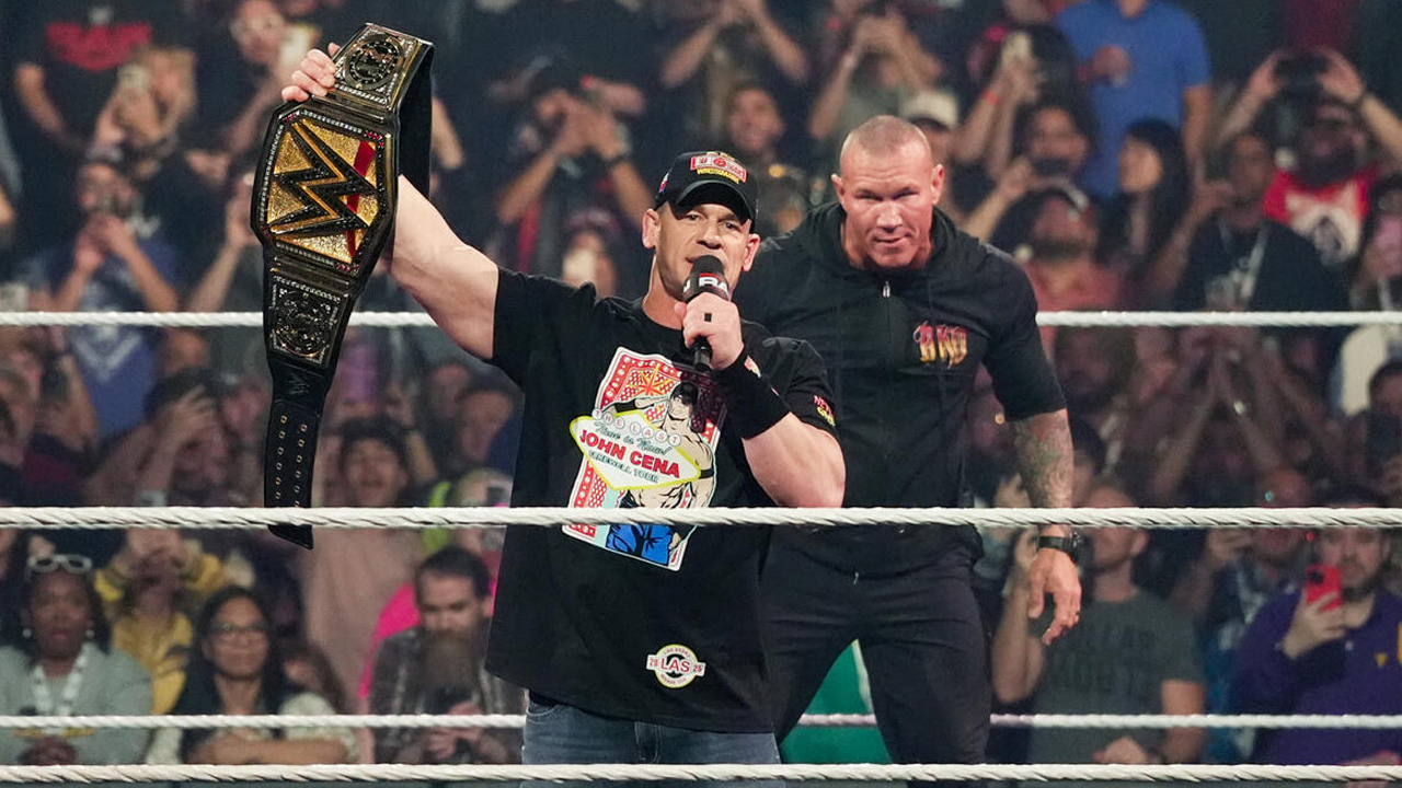 Randy Orton stalks WWE Champion John Cena