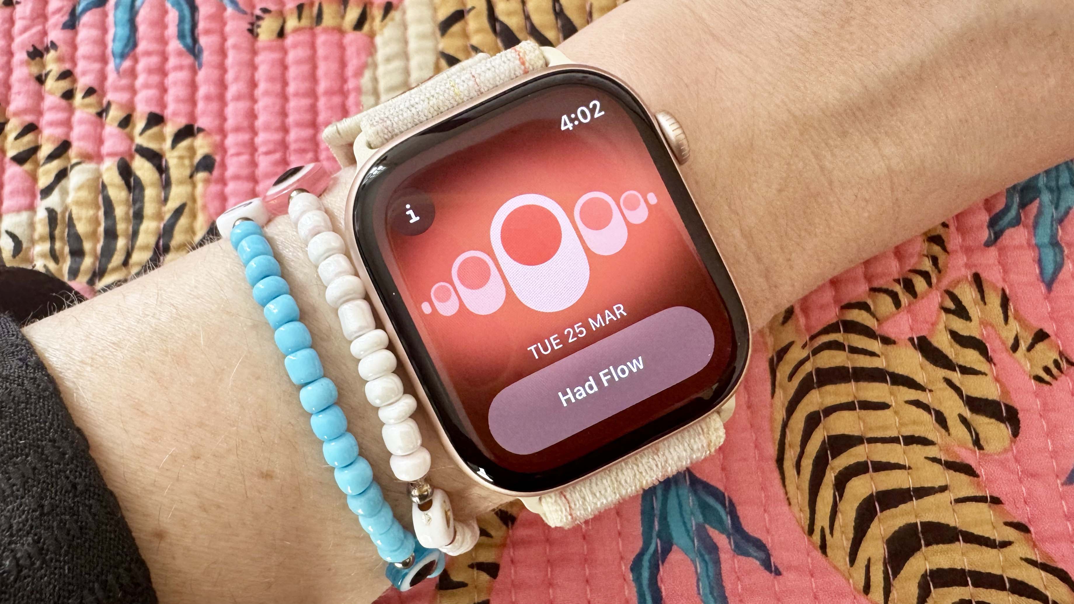 תמונה של תכונת המעקב הווסת ב- Apple Watch 10