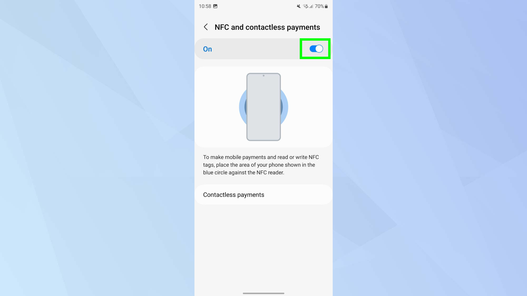 ארנק גוגל מאפשר תשלום NFC