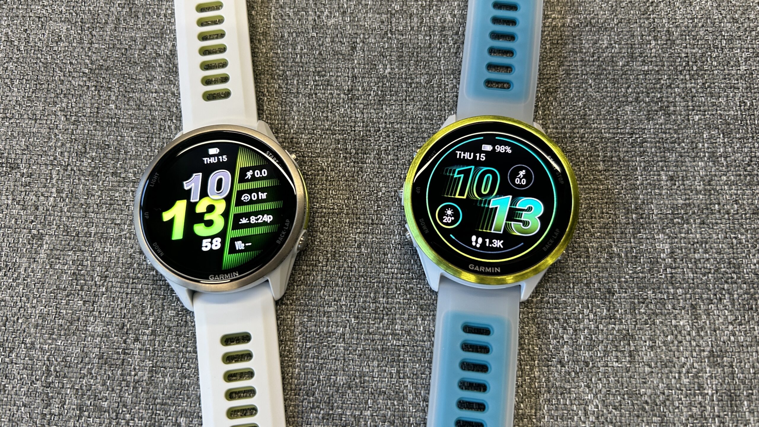 Garmin Forerunner 970 and Garmin Forerunner 570