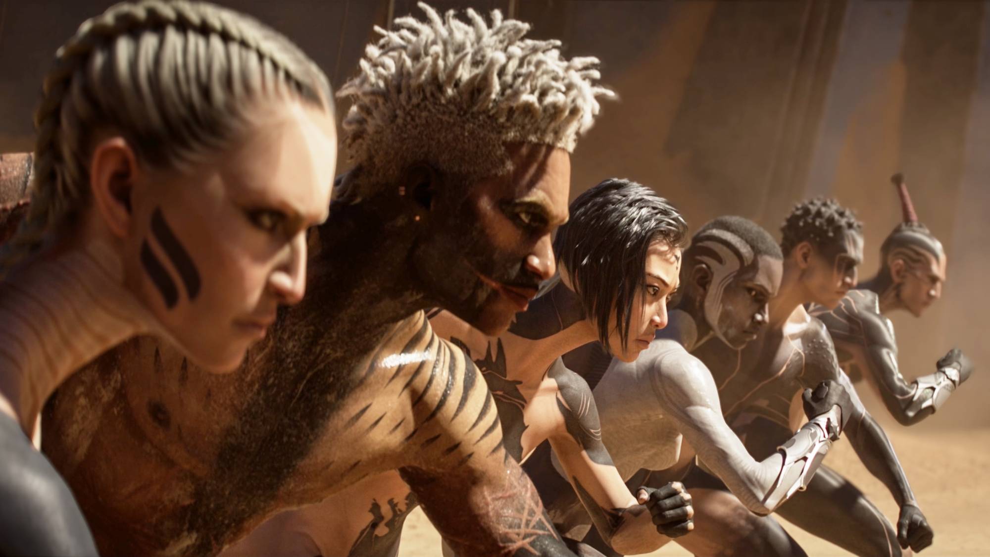An image from "Love, Death and Robots" season 4 episode "The Screaming of the Tyrannosaur"