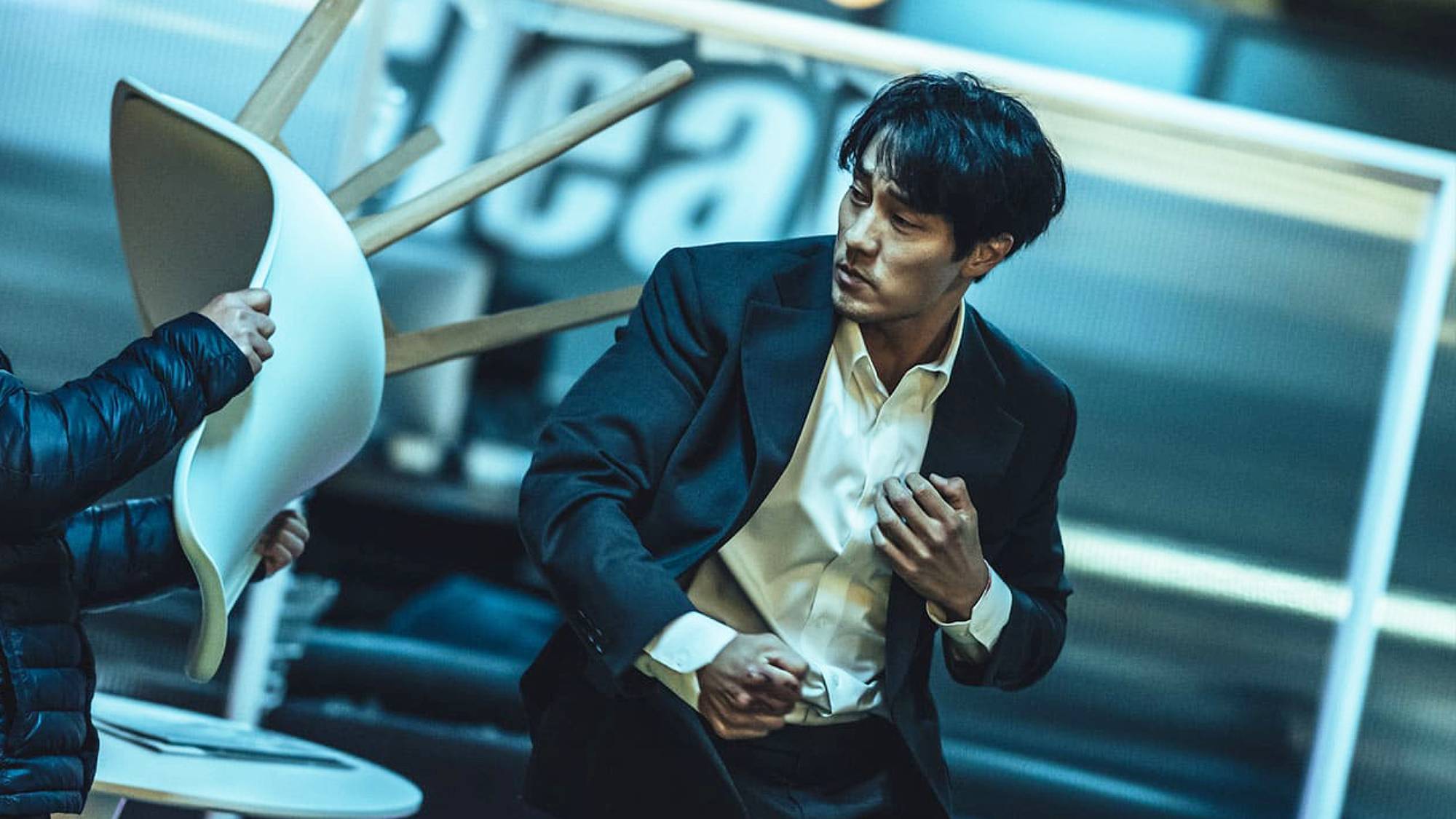 So Ji-Sub as Nam Gi-jun in "Mercy for None" on Netflix