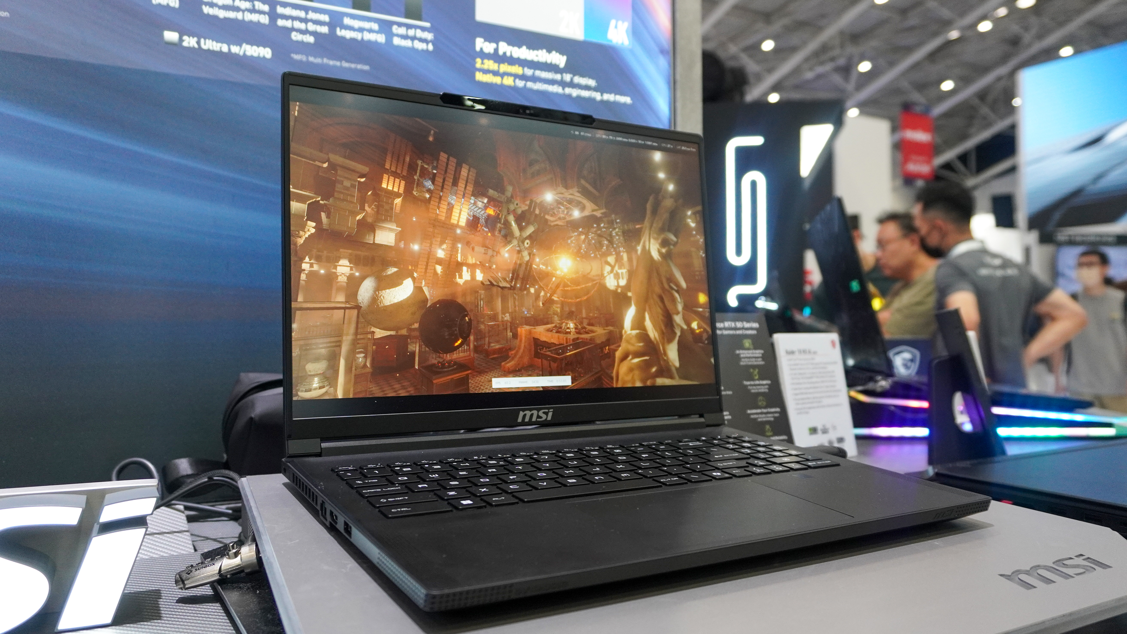 MSI התגנבות A16 בתצוגה ב- Computex 2025