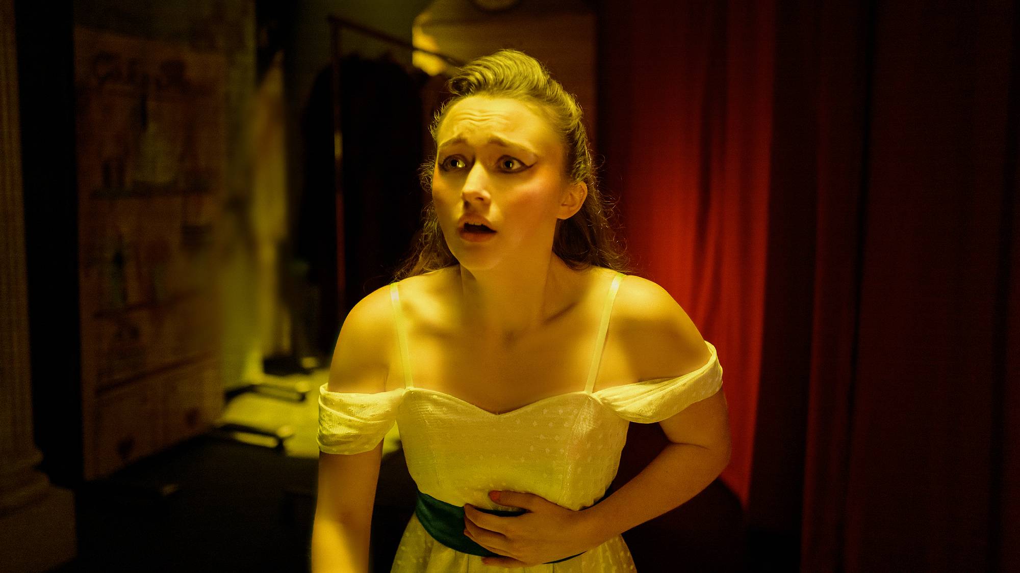 India Fowler as Lori Granger in "Fear Street: Prom Queen" on Netflix