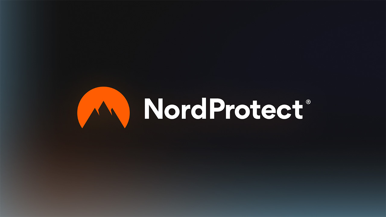 לוגו NordProtect על רקע שחור