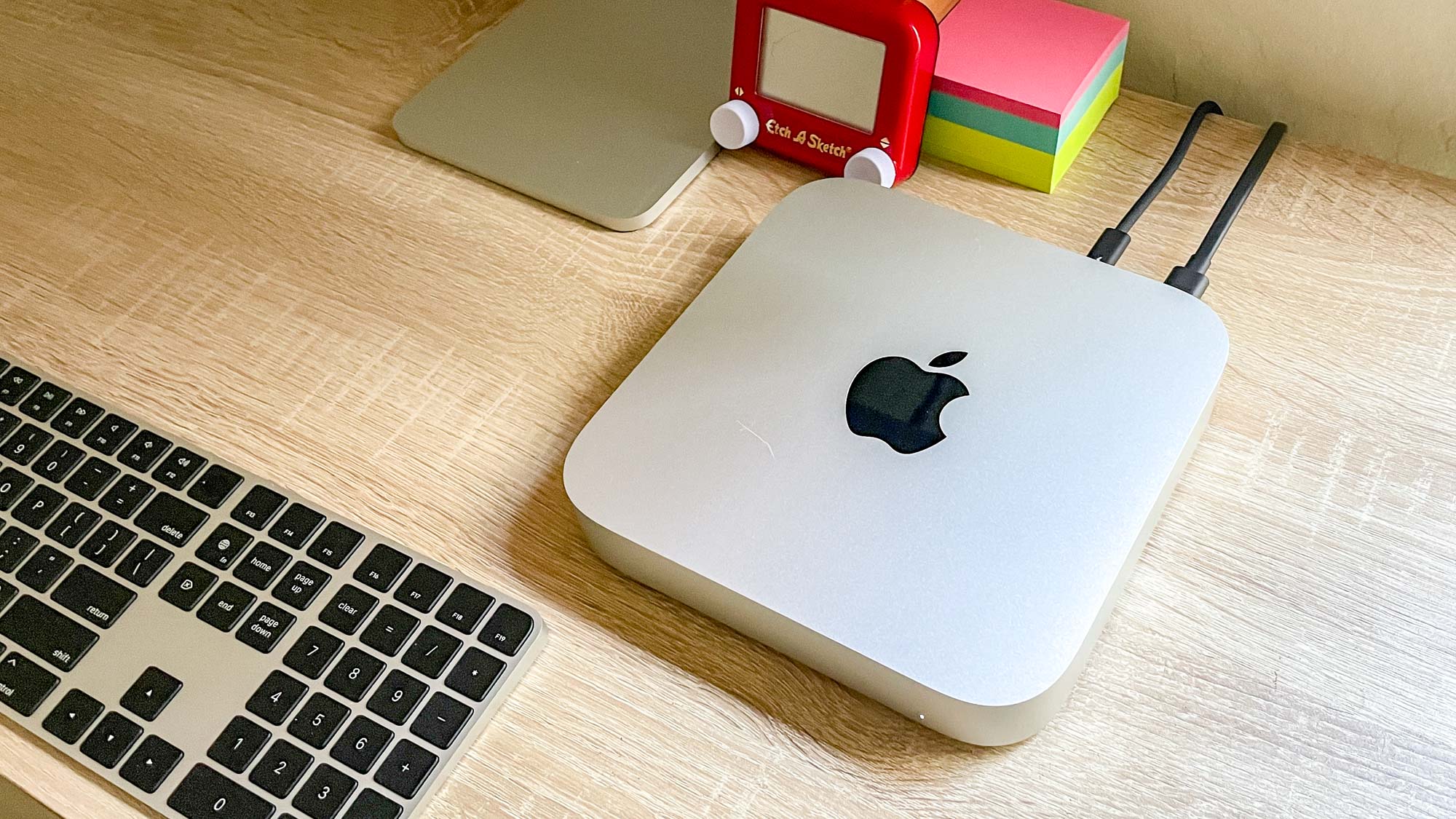 Mac mini M2 on a desk
