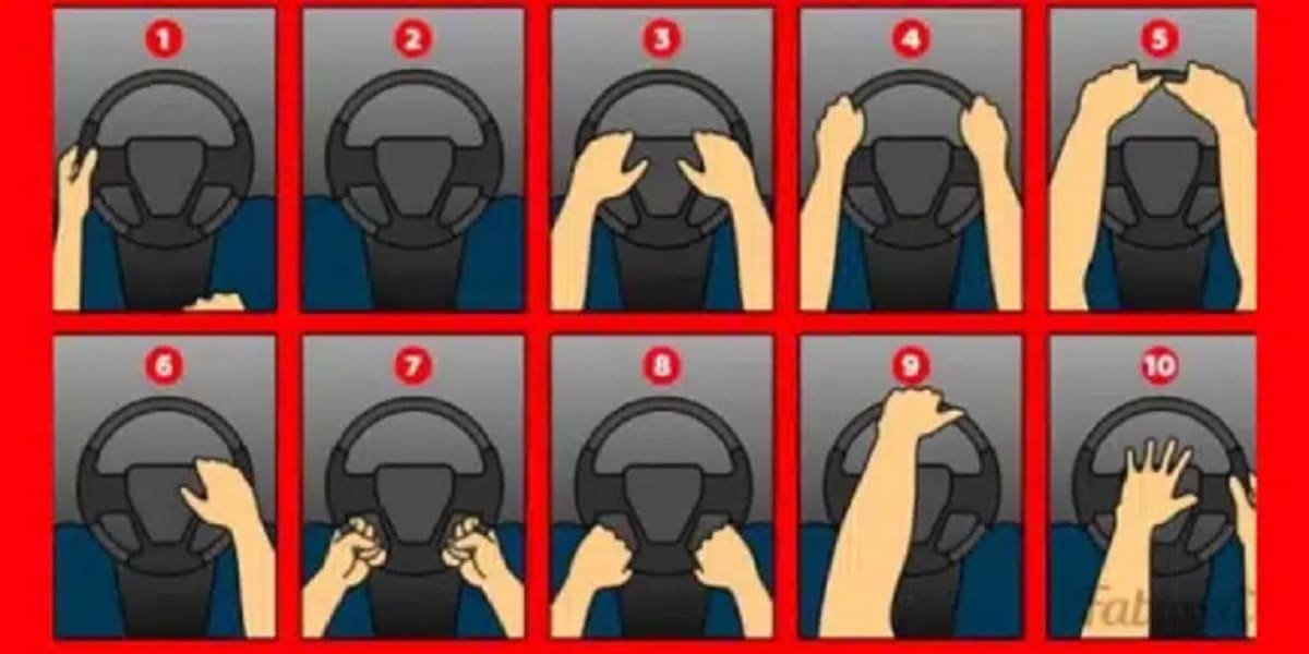 איך אתם מחזיקים את ההגה