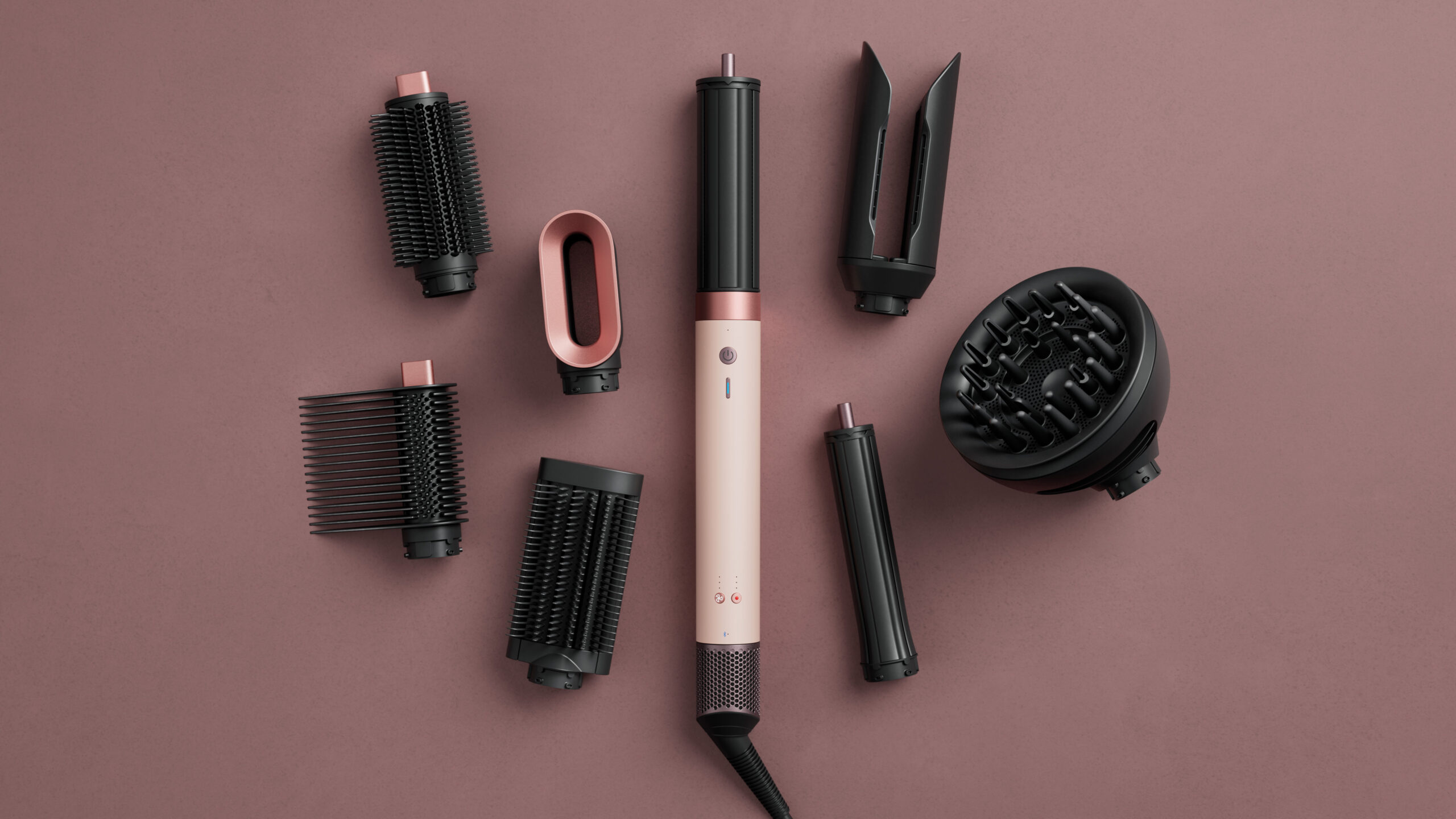 The new Dyson Airwrap Co-anda 2x in pink