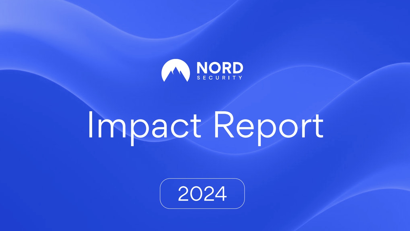 The Nord Security logo above the words "Impact Report 2024"