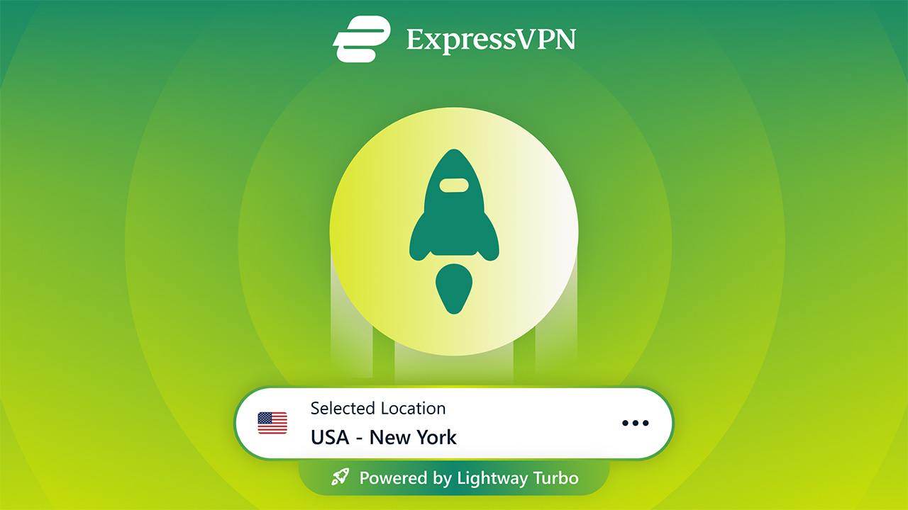 לוגו טורבו של ExpressVPN