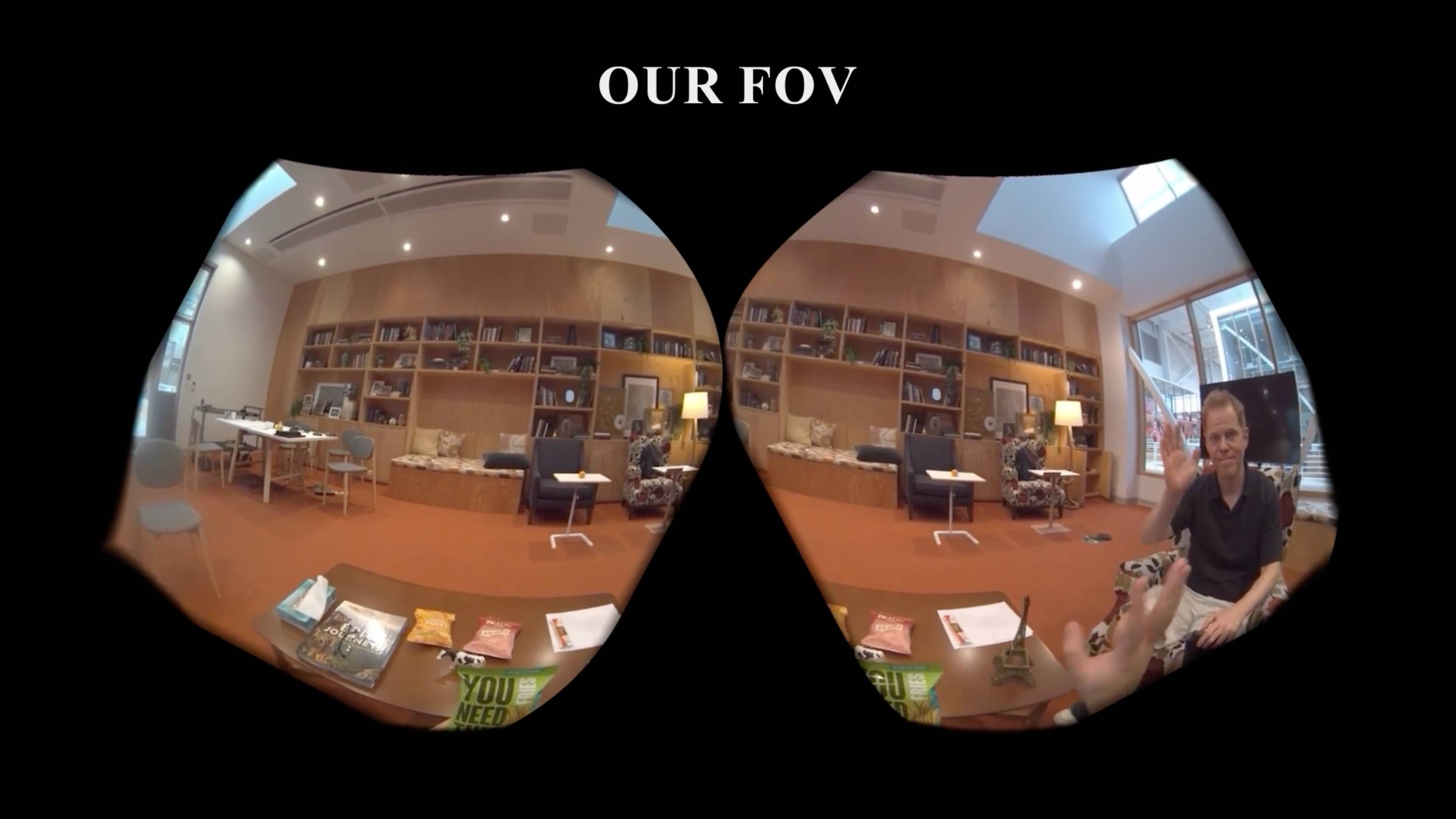 Meta Protoype VR ו- MR Field of View תמונות