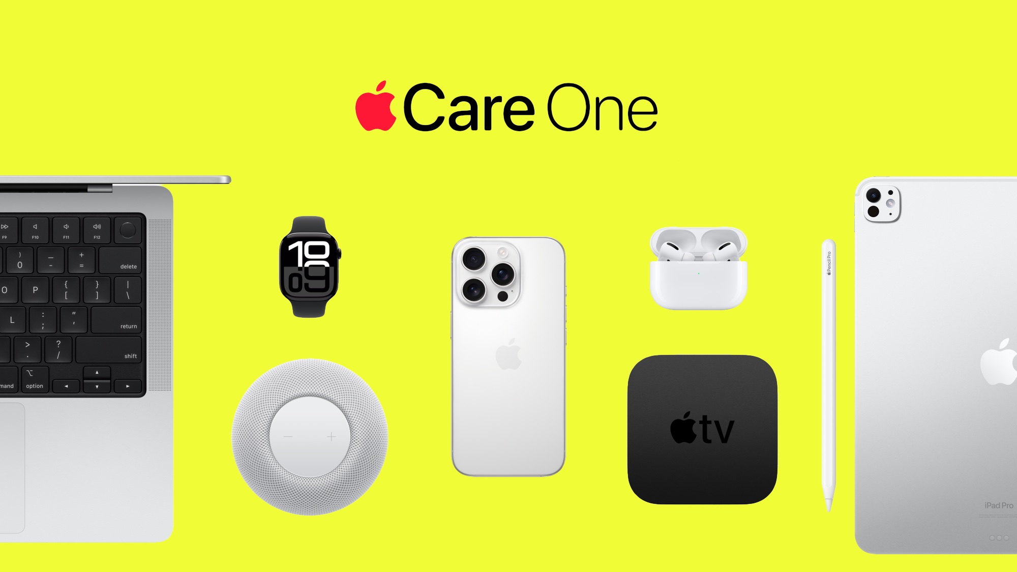 AppleCare One עם מספר מכשירי Apple 