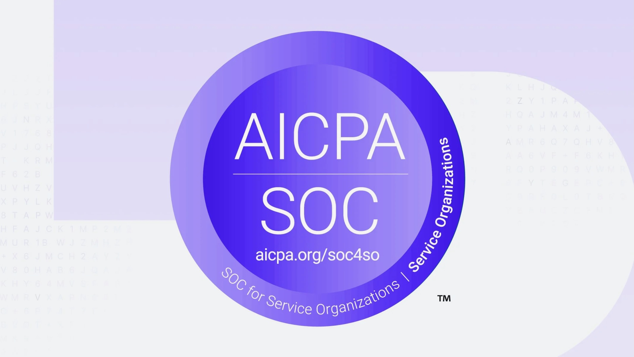 הלוגו של AICPA בטבעת סגולה