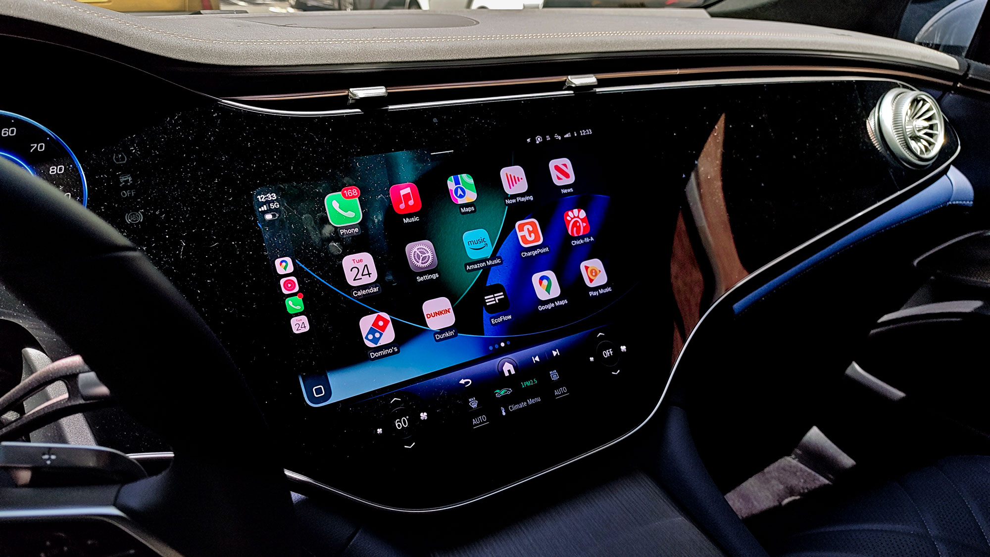 iOS 26 צילומי מסך בטא Carplay.