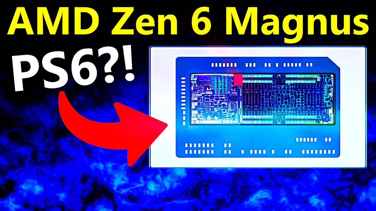 דליפת זן 6 מגנוס: ה- APU המסיבי של AMD עבור PS6? (+ מפרט נקודת מדוזה) - YouTube