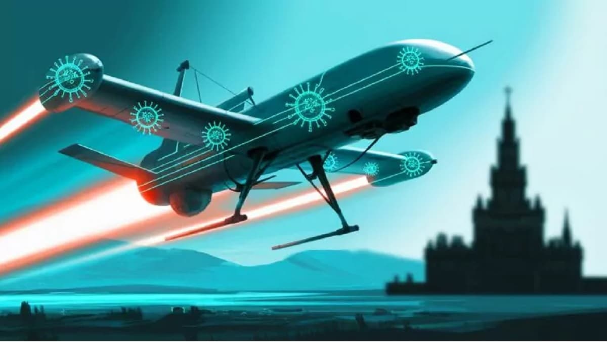 רחפנים אוקראיניים מדביקים את עצמם כשהם נתפסים