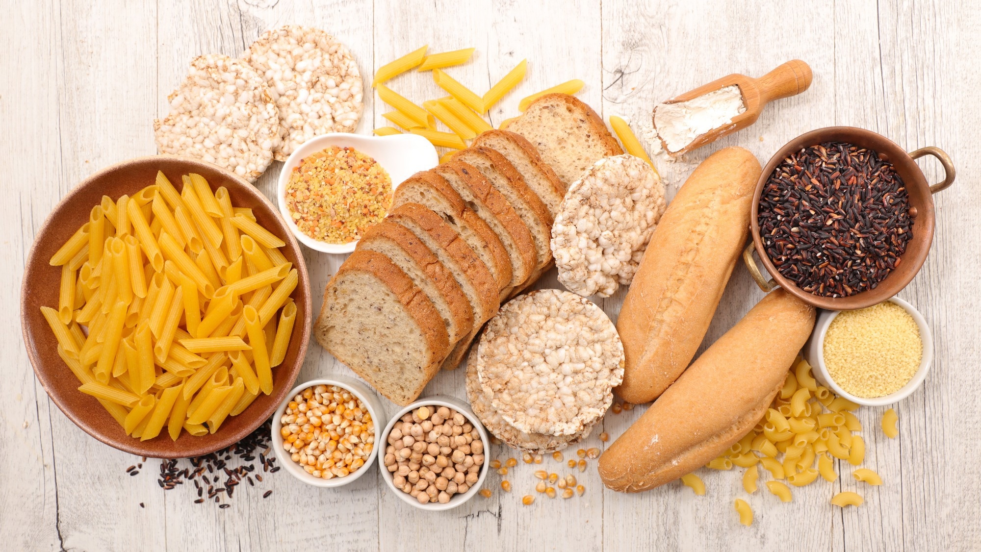 selection of gluten free food